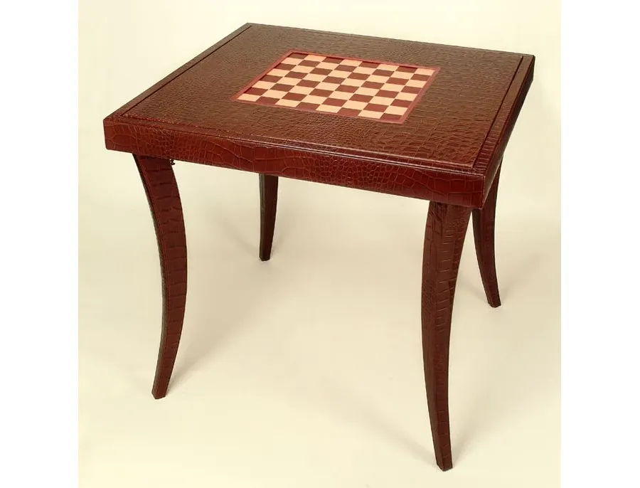obrazek 3 Ekskluzywny stół do Backgammon i szachów wykończony 