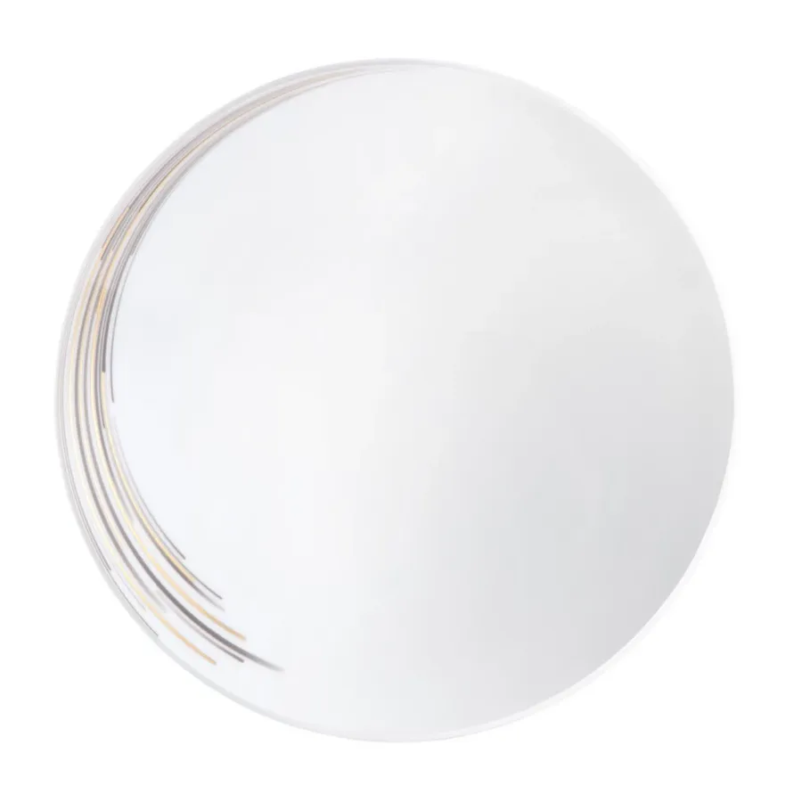 obrazek 2 Duży porcelanowy talerz do sałatek lub makaronu 26 cm zdobiony nowoczesnym motywem - Seltmann Weiden