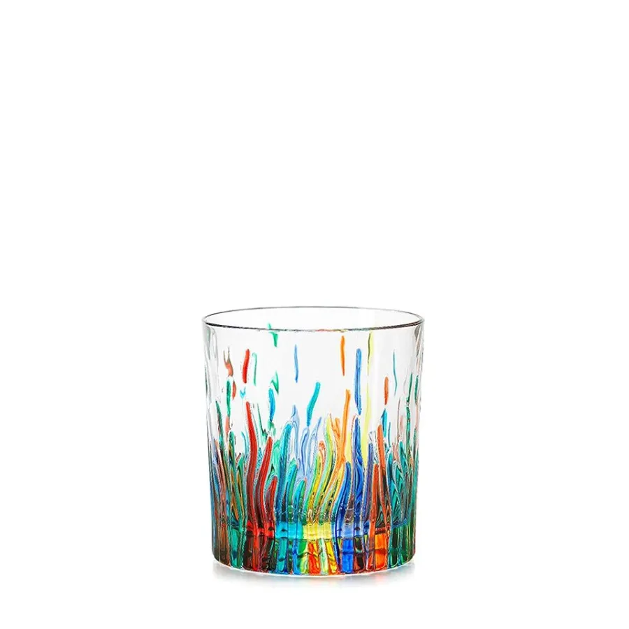 obrazek 1 Ręcznie malowany komplet 6 szklanek do wody (330 ml)