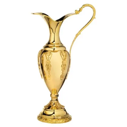 Picture Beautiful decorated jug made of gilded bronze