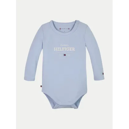 Zdjęcie Tommy Hilfiger Body dziecięce Monotype Logo KN0KN01974 Błękitny