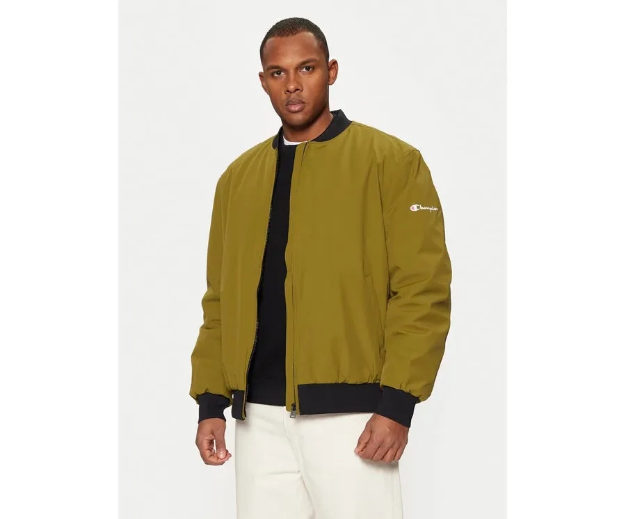 obrazek 1 Champion Kurtka bomber 220344 Zielony Regular Fit