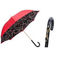 Zdjęcie Elegancki parasol damski w kolorze czerwonym – Pasotti