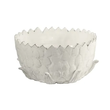 Zdjęcie Mała włoska ceramiczna biała misa 25 cm - Virginia Casa