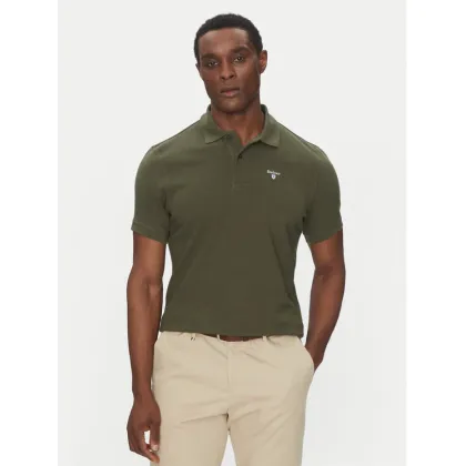 Zdjęcie Barbour Polo Original Sports MML0358OL71 Zielony Tailored Fit
