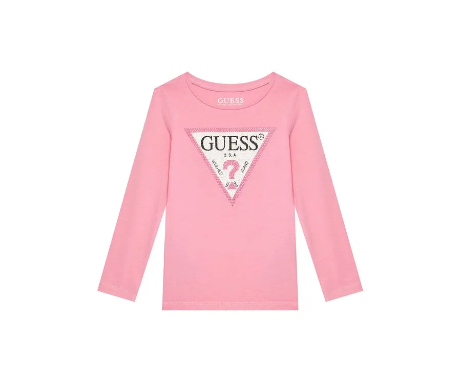 obrazek 1 Guess Bluzka J2YI50 K6YW1 Różowy Regular Fit