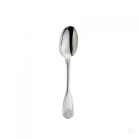 Picture Decorated silver medium spoon - Zaramella Argenti