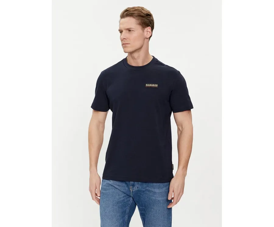 obrazek 1 Napapijri T-Shirt Iaato NP0A4HFZ Granatowy Regular Fit