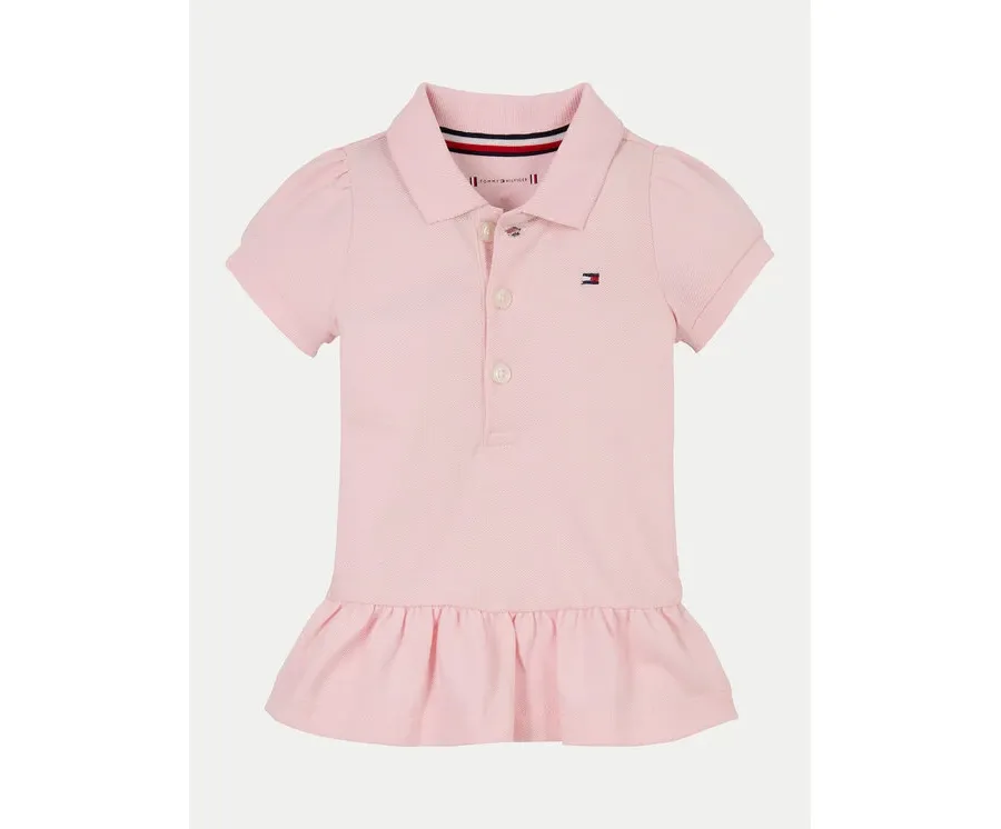 obrazek 1 Tommy Hilfiger Sukienka codzienna KN0KN02045 Różowy Regular Fit