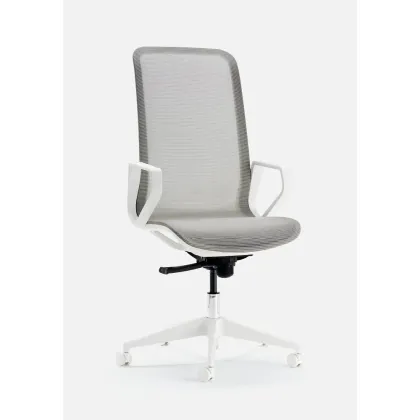 Zdjęcie Wyjątkowy fotel biurowy Trend White