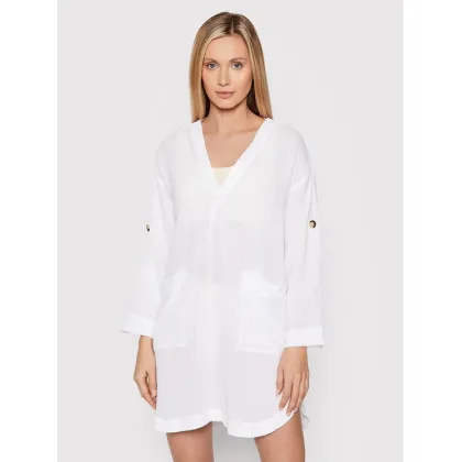 Zdjęcie Seafolly Sukienka plażowa Essential 54020-CU Biały Relaxed Fit