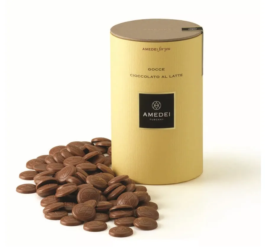 obrazek 1 Mleczne draże czekoladowe Gocce cioccolato al latte od Amedei, 250g