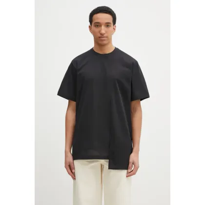 Zdjęcie Y-3 t-shirt bawełniany Premium SS Tee męski kolor czarny gładki JN4945