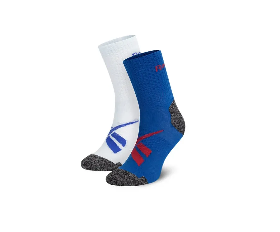 obrazek 1 Reebok Zestaw 2 par wysokich skarpet unisex R0418-SS24 (2-pack) Kolorowy