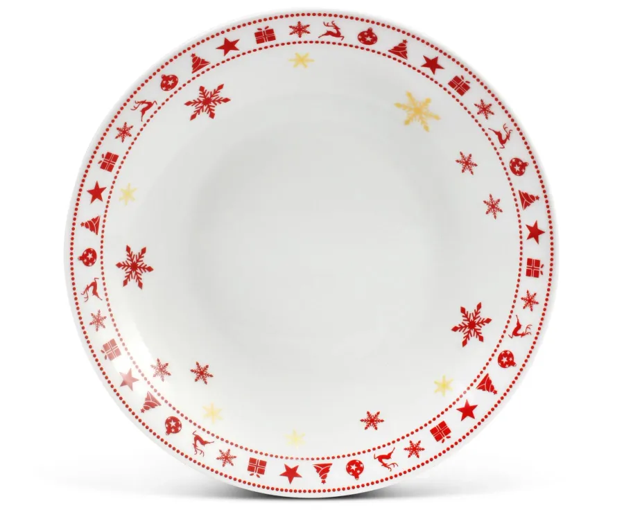 obrazek 1 Elegancki głęboki talerz z porcelany z kolekcji Christmas dreaming – Leander