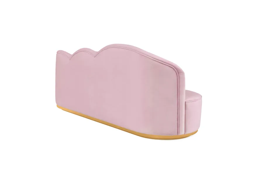 obrazek 5 Różowa sofa dziecięca w kształcie chmury