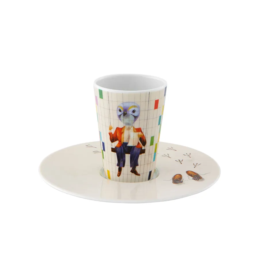 obrazek 1 Porcelanowa filiżanka ze spodkiem do kawy - Vista Alegre