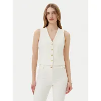 Zdjęcie Maryley Kamizelka 25EB128/43VA Écru Regular Fit