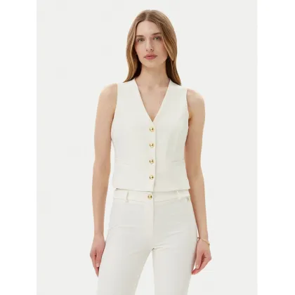 Zdjęcie Maryley Kamizelka 25EB128/43VA Écru Regular Fit