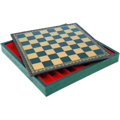 Zdjęcie Unikalna eko-skórzana plansza szachowa (28cm) 218GV