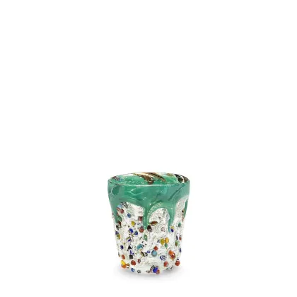 Zdjęcie Włoski komplet 6 kolorowych szklanek do likieru (7 cm)