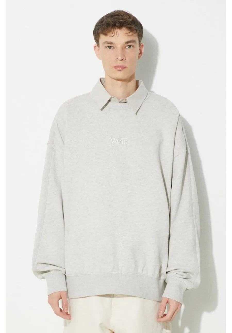 obrazek 1 Vans bluza bawełniana Premium Standards Crew Fleece LX męska kolor beżowy melanżowa VN000GBWRKZ1