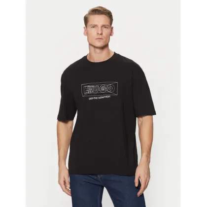 Zdjęcie HUGO T-Shirt Nufrancos 50532095 Czarny Regular Fit