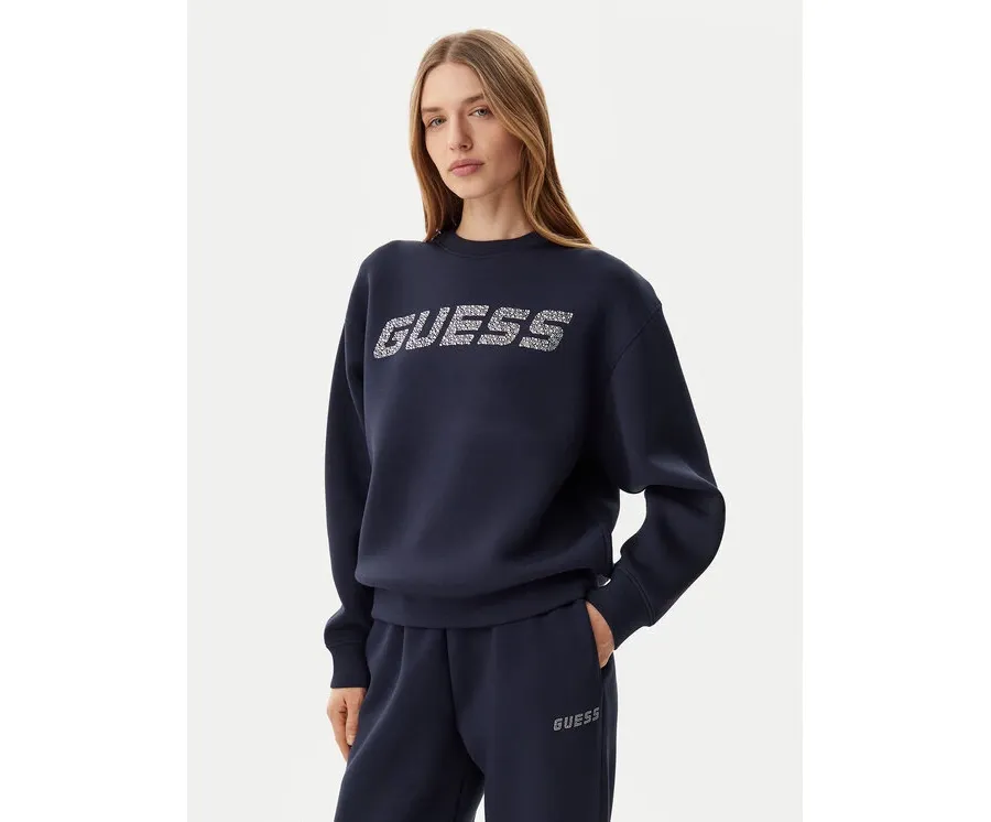 obrazek 1 Guess Bluza V4BQ15 K7UW2 Granatowy Regular Fit