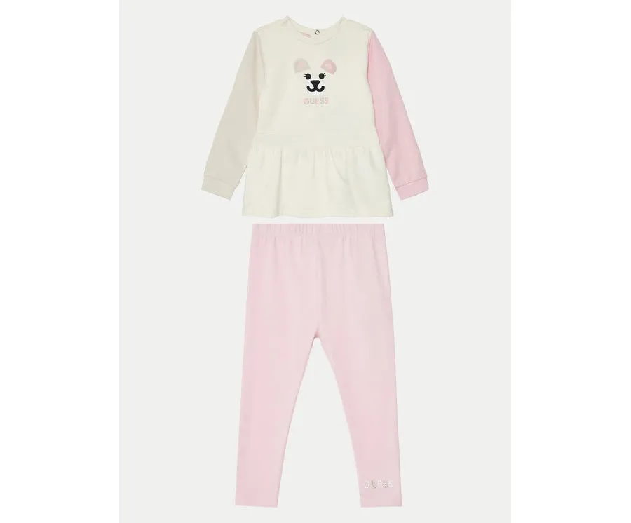 obrazek 1 Guess Komplet dziecięcy A5RG01 KA6R4 Écru Regular Fit