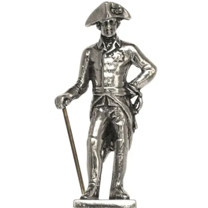 Zdjęcie Solidny nóż do otwierania listów z figurką Fryderyka II wielkiego