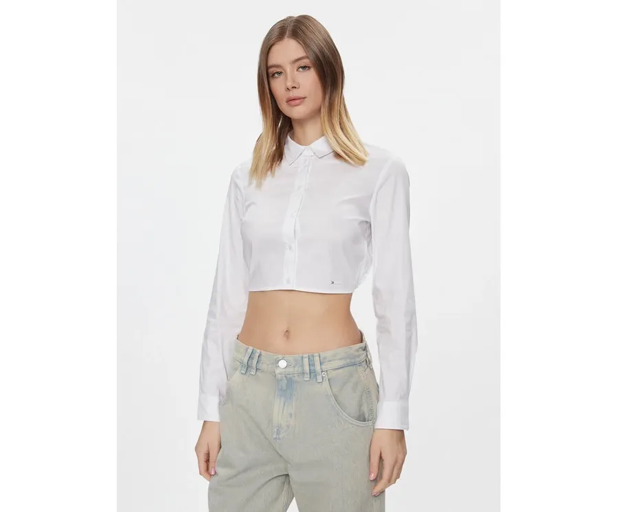 obrazek 1 Tommy Jeans Koszula DW0DW17344 Biały Slim Fit