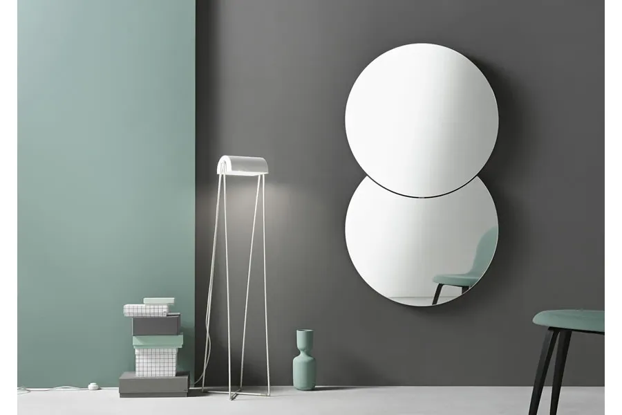 obrazek 3 Lustro ścienne z obracanym elementem o 360° - Tonelli Design