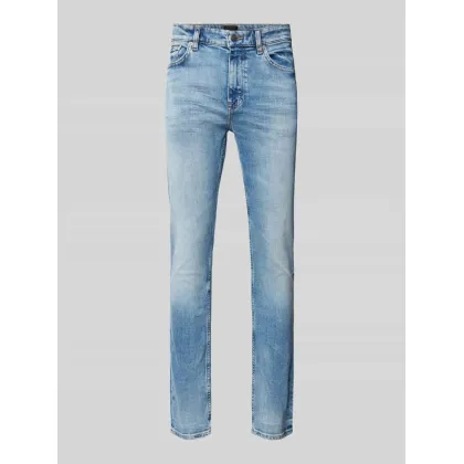 Zdjęcie Jeansy o kroju slim fit z efektem znoszenia model ‘DELAWARE’