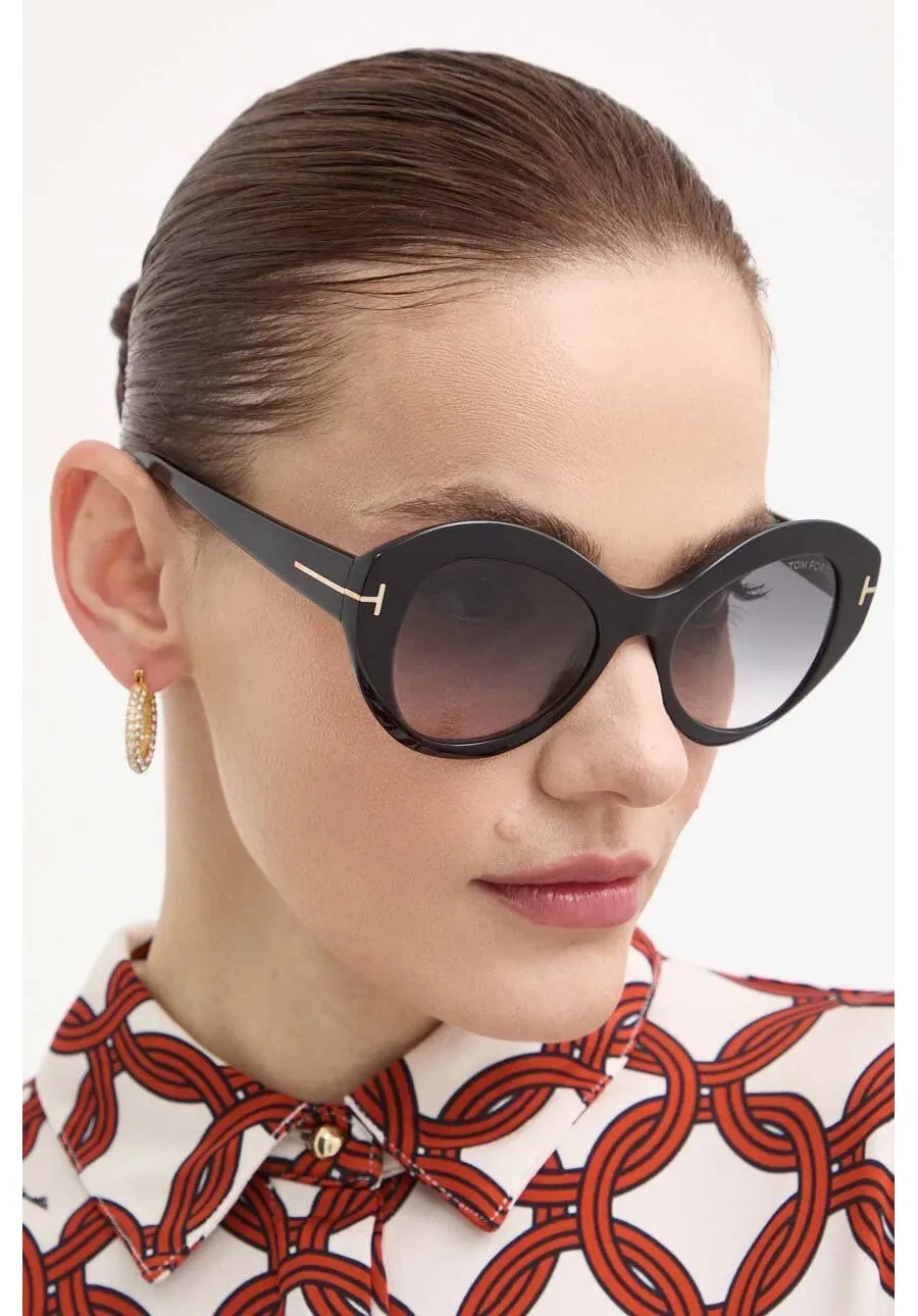 obrazek 1 Tom Ford okulary przeciwsłoneczne damskie kolor czarny FT1084_5201B