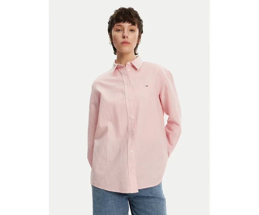 obrazek 1 Tommy Jeans Koszula DW0DW20292 Różowy Relaxed Fit