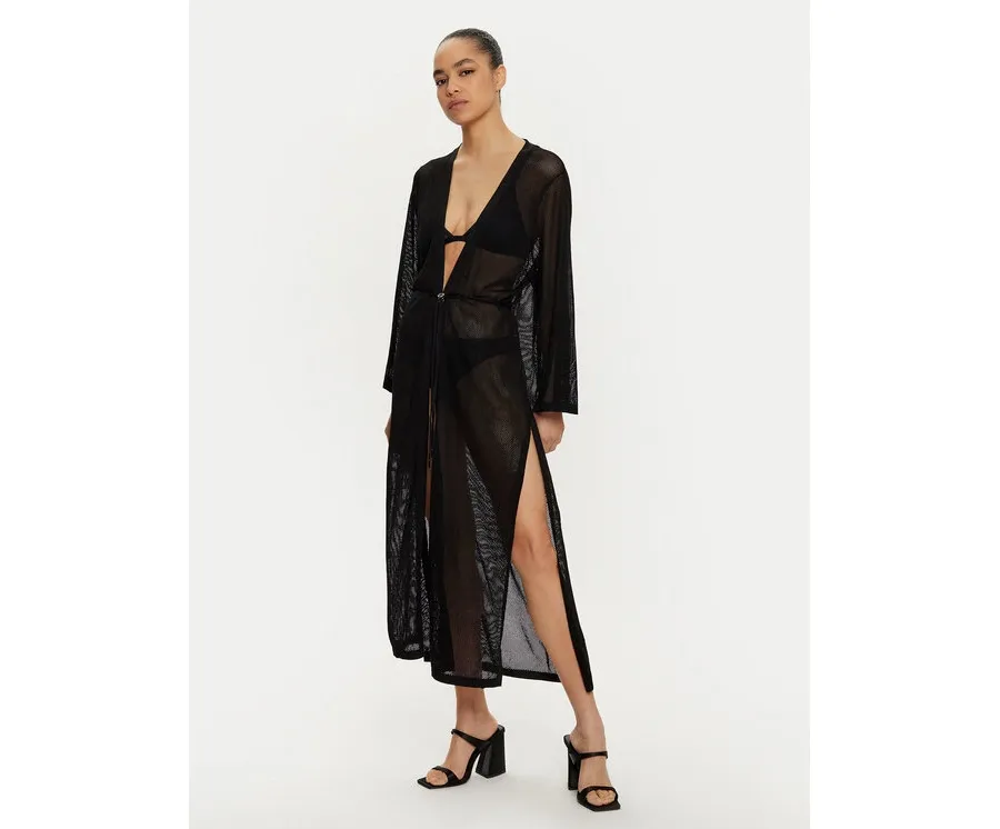 obrazek 1 Calvin Klein Swimwear Kimono KW0KW02743 Czarny Relaxed Fit