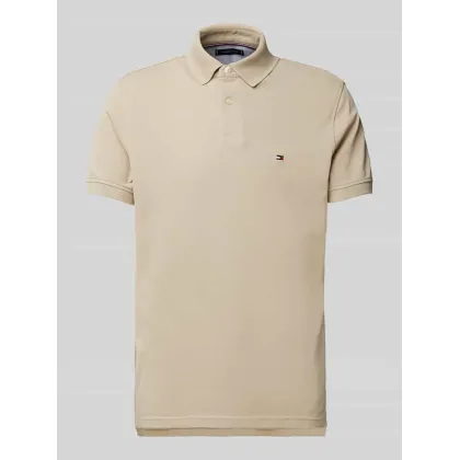 Zdjęcie Tommy Hilfiger Polo 1985 MW0MW17770 Beżowy Regular Fit