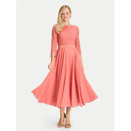 Zdjęcie Swing Sukienka koktajlowa 77761710 Koralowy Regular Fit