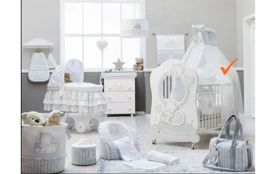 obrazek 1 Stylowe łóżeczko niemowlęce z Włoch - Italbaby