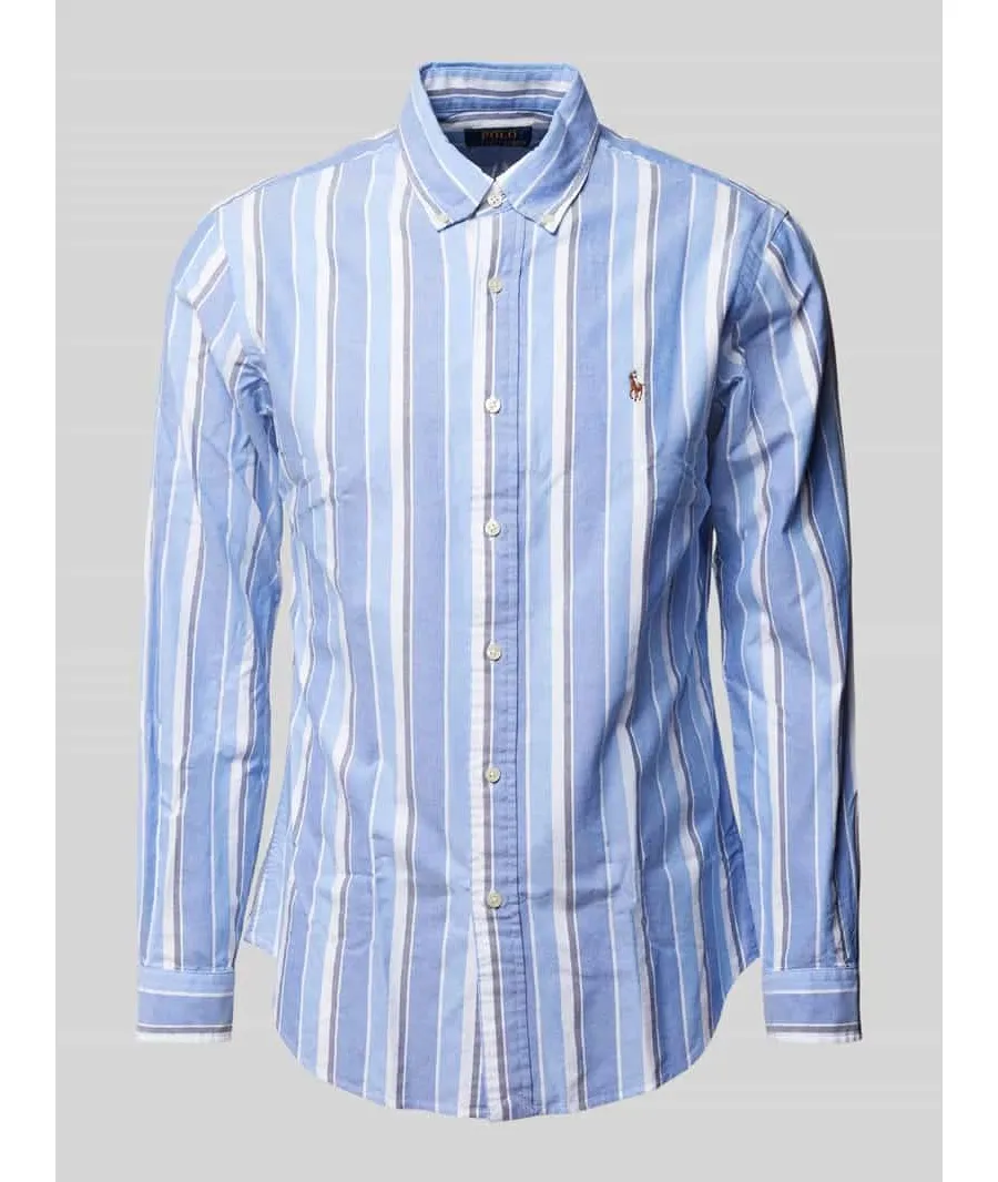obrazek 1 Koszula casualowa o kroju custom fit z kołnierzykiem typu button down