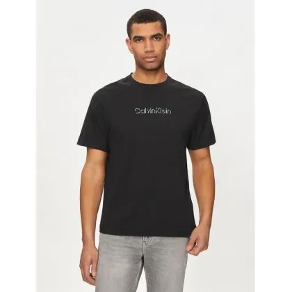 Zdjęcie Calvin Klein T-Shirt Shadow Embosed Logo K10K113105 Czarny Regular Fit