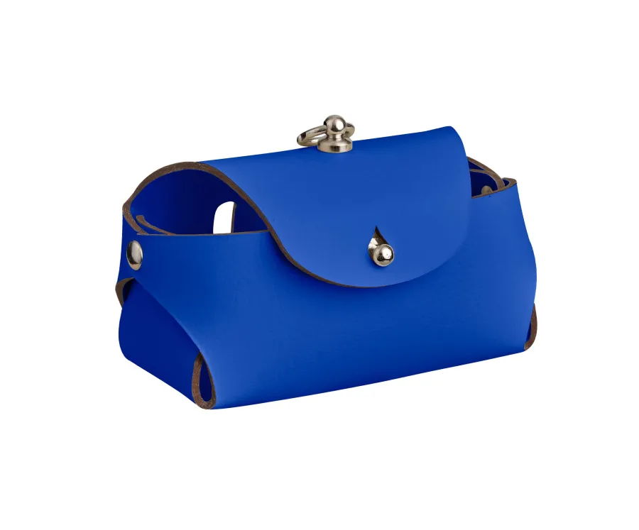 obrazek 1 Etui na woreczki na psie odchody 9x4xH5 cm w oryginalnym kolorze błękitu Majorelle