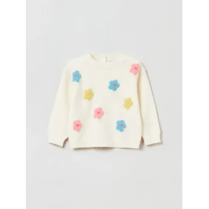 Zdjęcie OVS Sweter 1844202 Écru Regular Fit