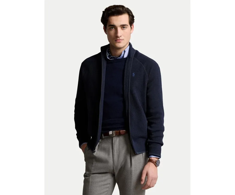 obrazek 1 Polo Ralph Lauren Kardigan 710941093001 Granatowy Regular Fit