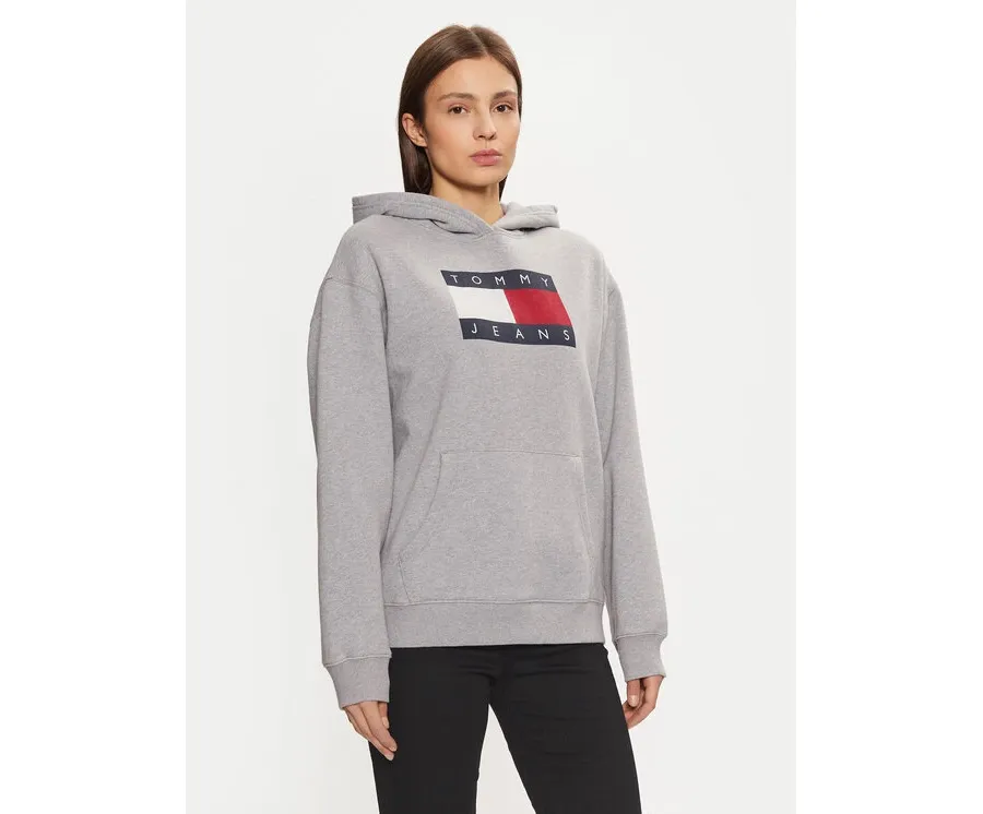 obrazek 1 Tommy Jeans Bluza DW0DW19407 Szary Relaxed Fit