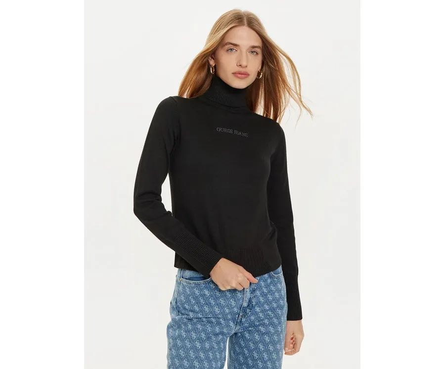 obrazek 1 Guess Jeans Golf W4BR15 Z3HO2 Czarny Regular Fit