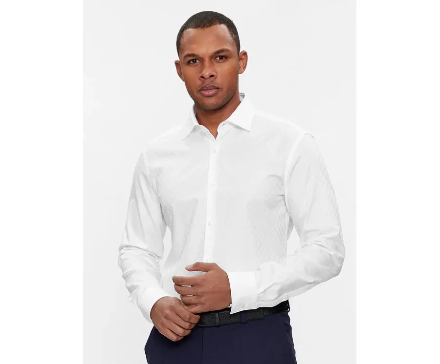 obrazek 1 Hugo Koszula Kenno 50508316 Biały Slim Fit HUGO