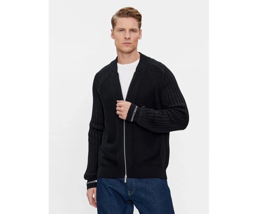 obrazek 1 Armani Exchange Kardigan 3DZE6A ZM1LZ 1583 Granatowy Regular Fit