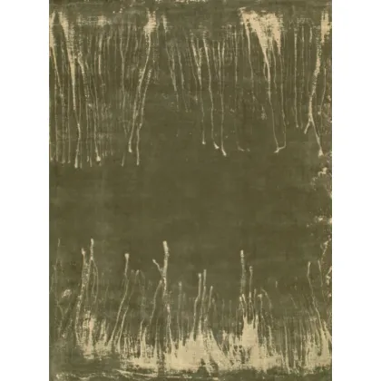 Zdjęcie Zielony wełniany dywan w prostokątnym kształcie - Sartori Rugs