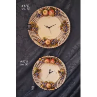 Zdjęcie Znakomity zegar ceramiczny w dwóch wariantach wymiarowych na ścianę